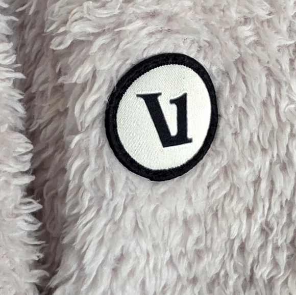 Vuori Jacket Womens Size Medium Cozy Sherpa Popover Pullover Dune 1/2 Snap Fleec - Picture 8 of 12